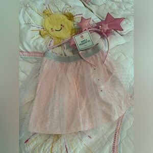💖Barely Pink tutu skirt💖wand💖headband💖 be a fairy princess in this dreamy set 💖